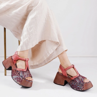 Designsoo Neo-Chinese Retro Handmade Sandals 02