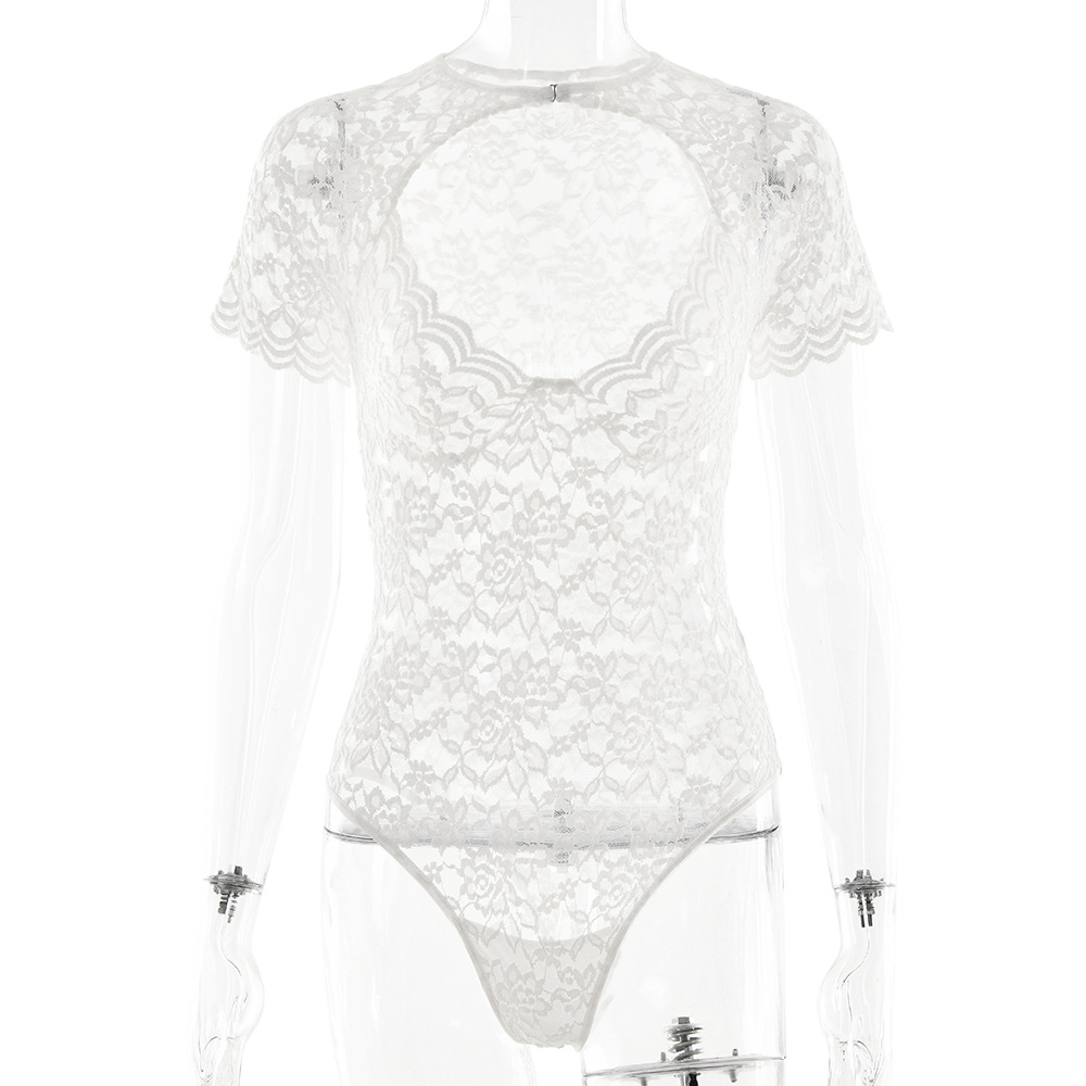 Designsoo Fitted Lace Jumpsuit Bodysuit