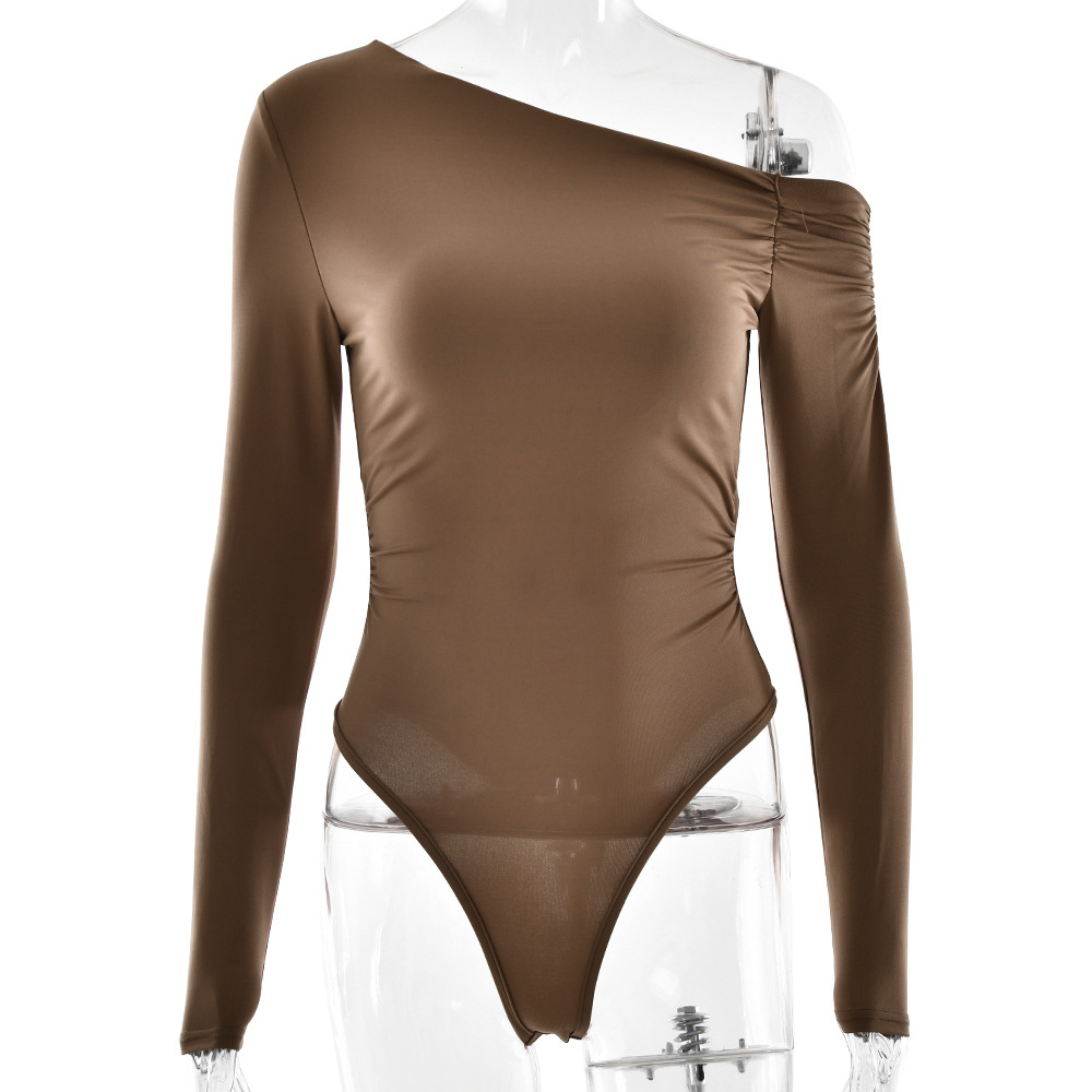 Designsoo Trendy Off-the-Shoulder Jumpsuit