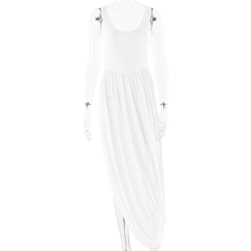 Designsoo Sexy and Fashionable Strap Backless High Slit Slim Fit Long Dress