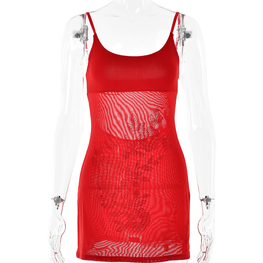 Designsoo Glittering Strap Sexy Dress