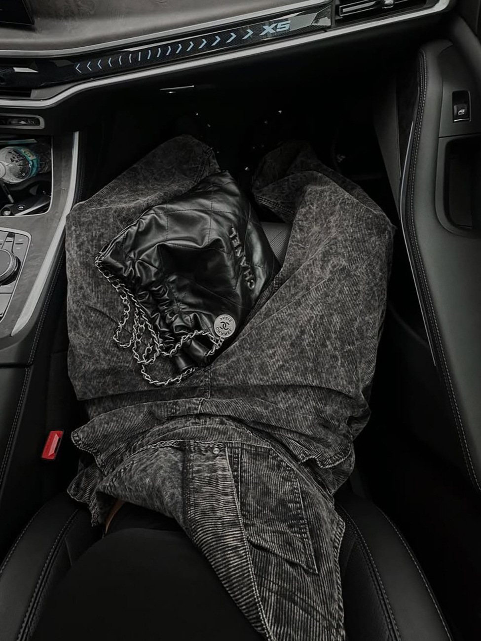 Relaxed Fit Vintage Washed Straight-Leg Denim Jumpsuit