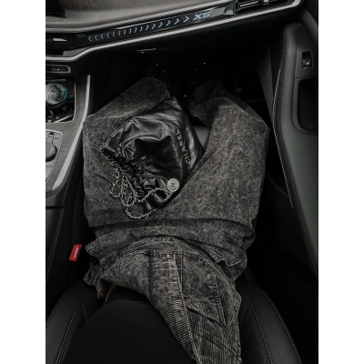 Relaxed Fit Vintage Washed Straight-Leg Denim Jumpsuit 02