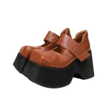 10cm Genuine Leather Platform Flats for All Seasons