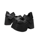 10cm Genuine Leather Platform Flats for All Seasons