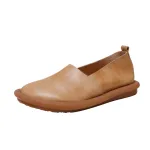 Round-Toe Shallow-Cut Casual Soft Sole Flats for All Seasons