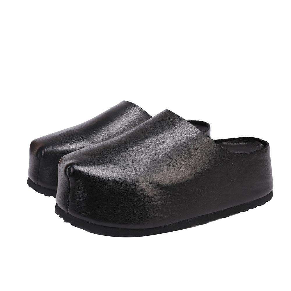 Designsoo Closed-Toe Sandals with Genuine Leather Upper, Breathable, Minimalist Outdoor Comfort Birkenstock-Style Women's Sandals