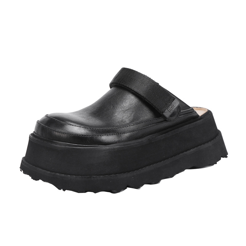 Women's Thick Sole Closed-Toe Slippers