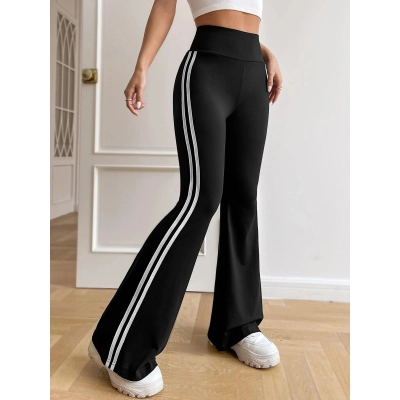 Designsoo Slimming Straight Leg Slight Flare Pants for Women – American Style 02