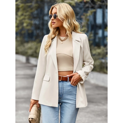 Versatile Women's Slim Fit Business Suit Blazer 02