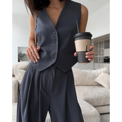 British Style Commuter Women's Suit Set 02