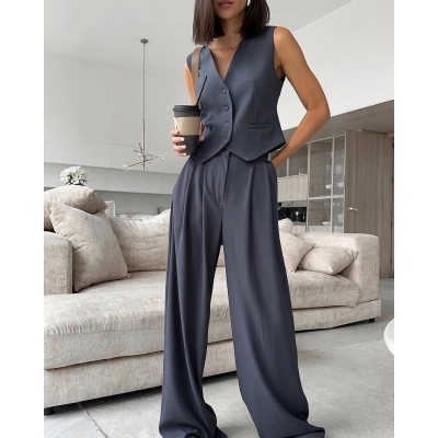 British Style Commuter Women's Suit Set 01