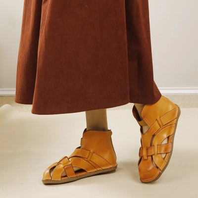 Soft Sole Perforated Breathable Casual Sandals for Women 02