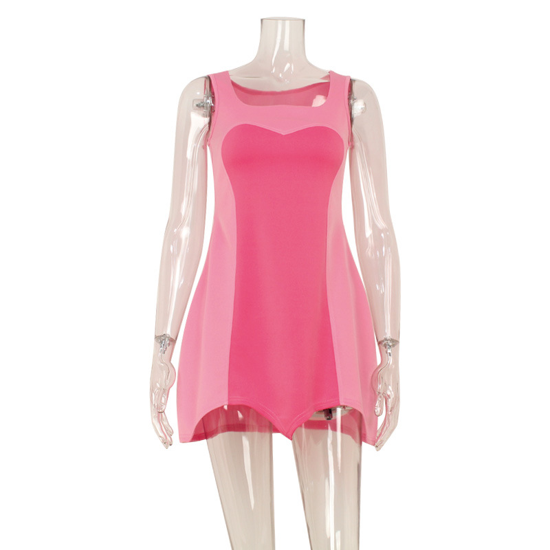 Strapless Halter Mini Dress for Women – Sweet & Sexy Party Cocktail Dress with Slimming Waist Design