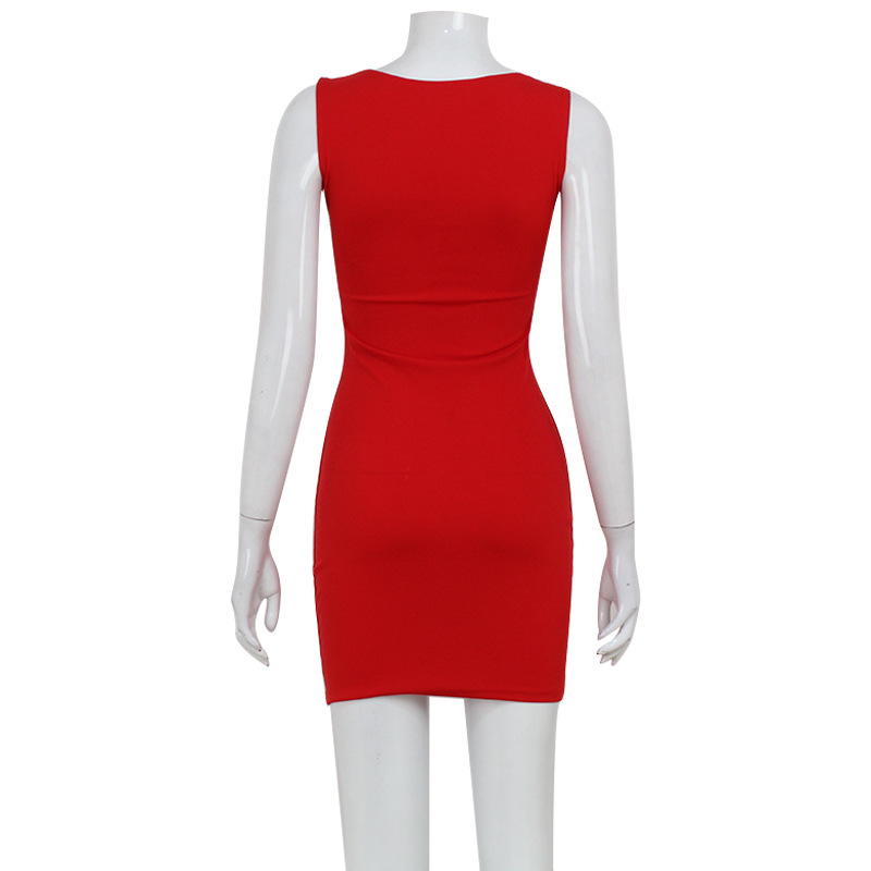 V-Neck Sleeveless High Waist Lace Trim Bodycon Dress – Elegant Women’s Midi Dress for Date, Party & Photo Shoot