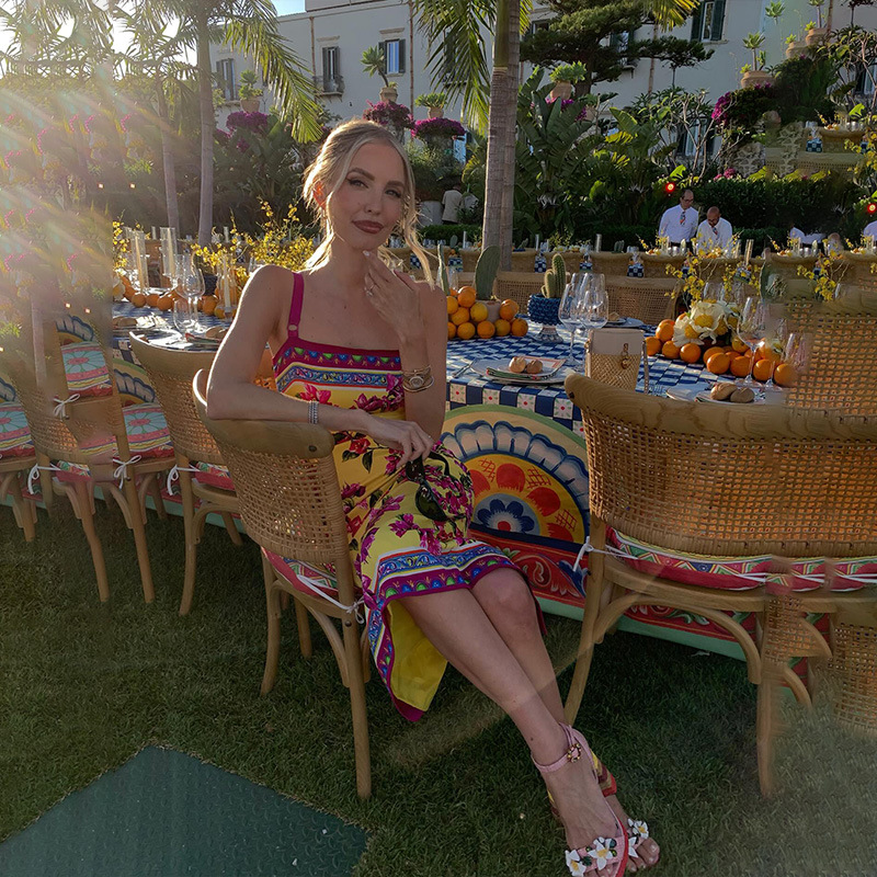 Ethnic Vintage Print Fitted Bodycon Halter Long Dress – Boho Chic Skirt for Festival, Vacation & Date Wear