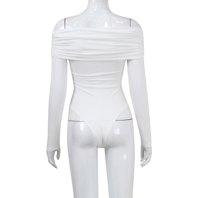 Off-The-Shoulder Ruffle Jumpsuit