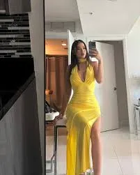 Sexy V-Neck Halter Backless Maxi Dress review Olivia Martinez