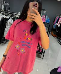 Designsoo Distressed Style Pastel Letter Print T-Shirt review Liam Johnson