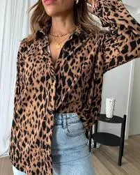 Hong Kong Style Long Sleeve Leopard Print Shirt review Sophia Parker