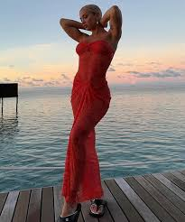 Designsoo Trendy Sexy Bodycon Mesh Panel Off-the-Shoulder Cutout Sheer Maxi Dress for Women review Emily Johnson