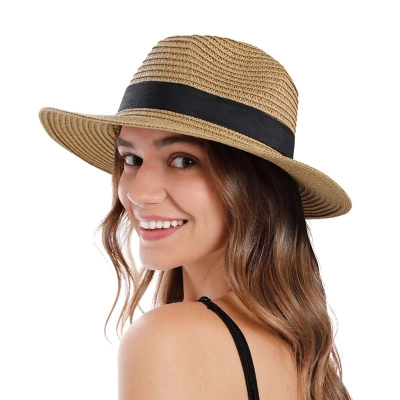 Summer Straw Sun Hat Women Fashion 01