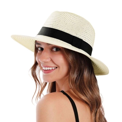 Summer Straw Sun Hat Women Fashion 02