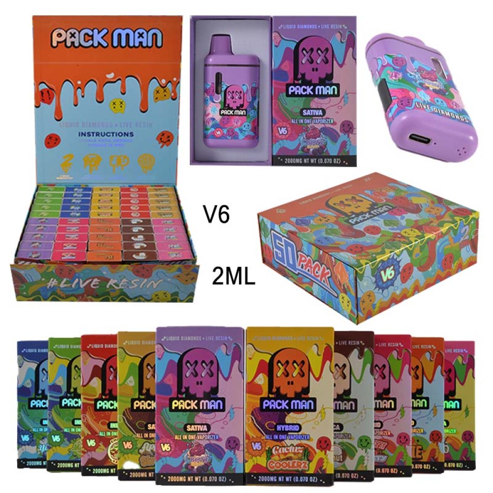 PACKMAN V6 2G DISPOSABLE VAPE PEN