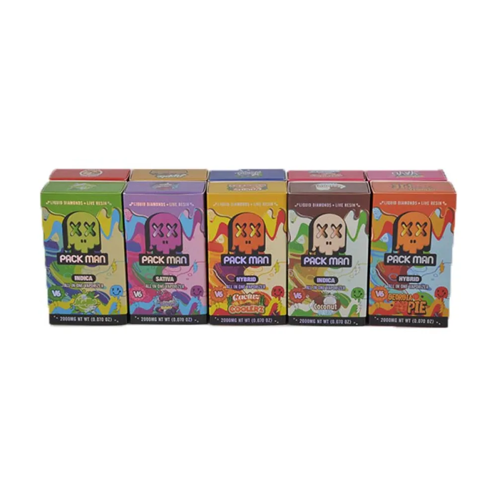 packman V6 2000mg  live resin + liquid diamonds