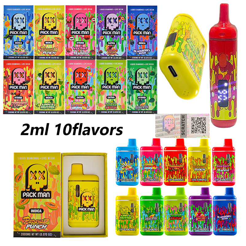 PACKMAN GEN3 DISPOSABLE VAPE PENS USA 