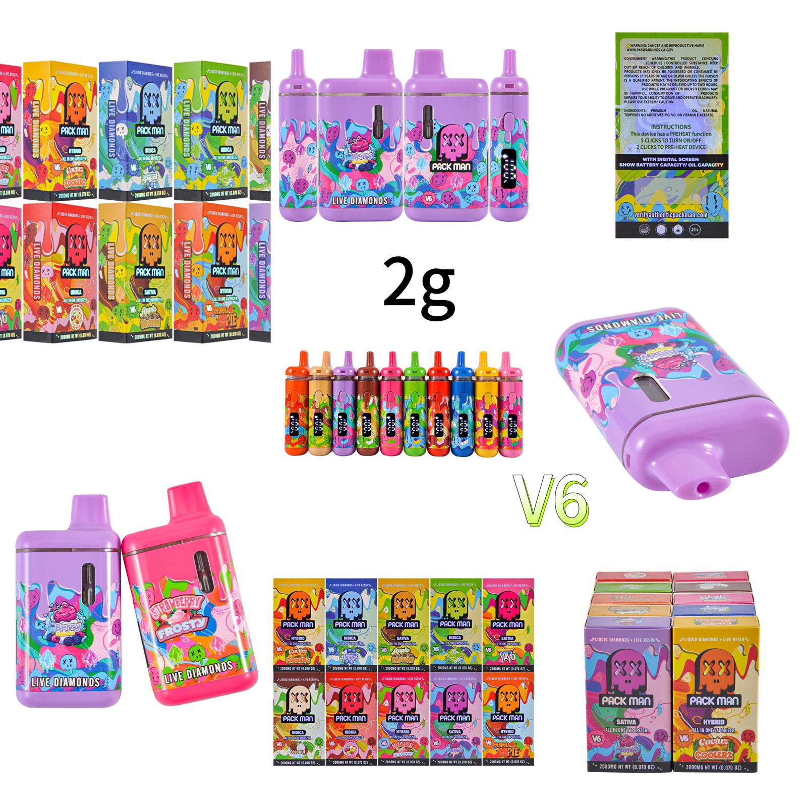 packman V6 2ml empty with digital screen 
