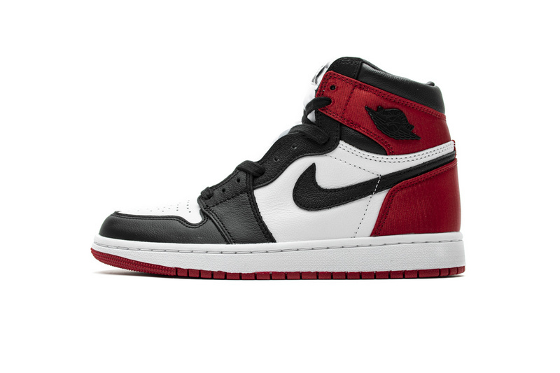 PK God Air Jordan 1 Retro High Satin Black Toe (W) CD0461-016