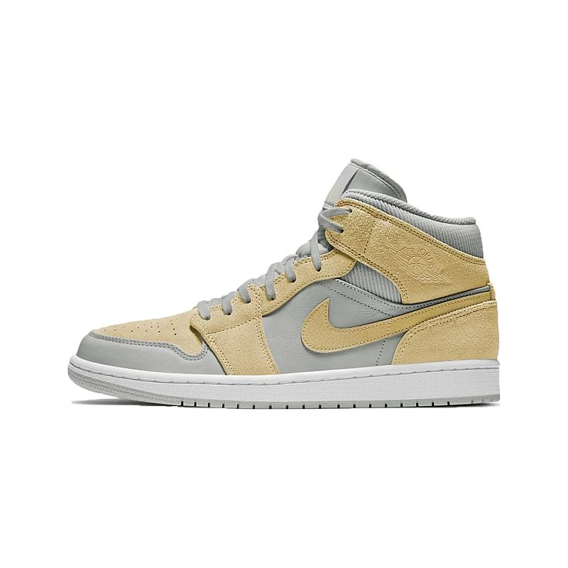 LJR Air Jordan 1 Mid Mixed Textures Yellow DA4666-001