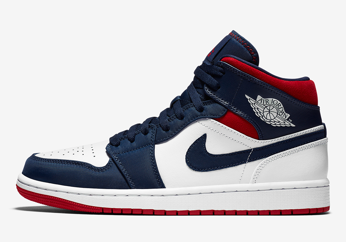LJR Air Jordan 1 Mid SE USA 852542-104