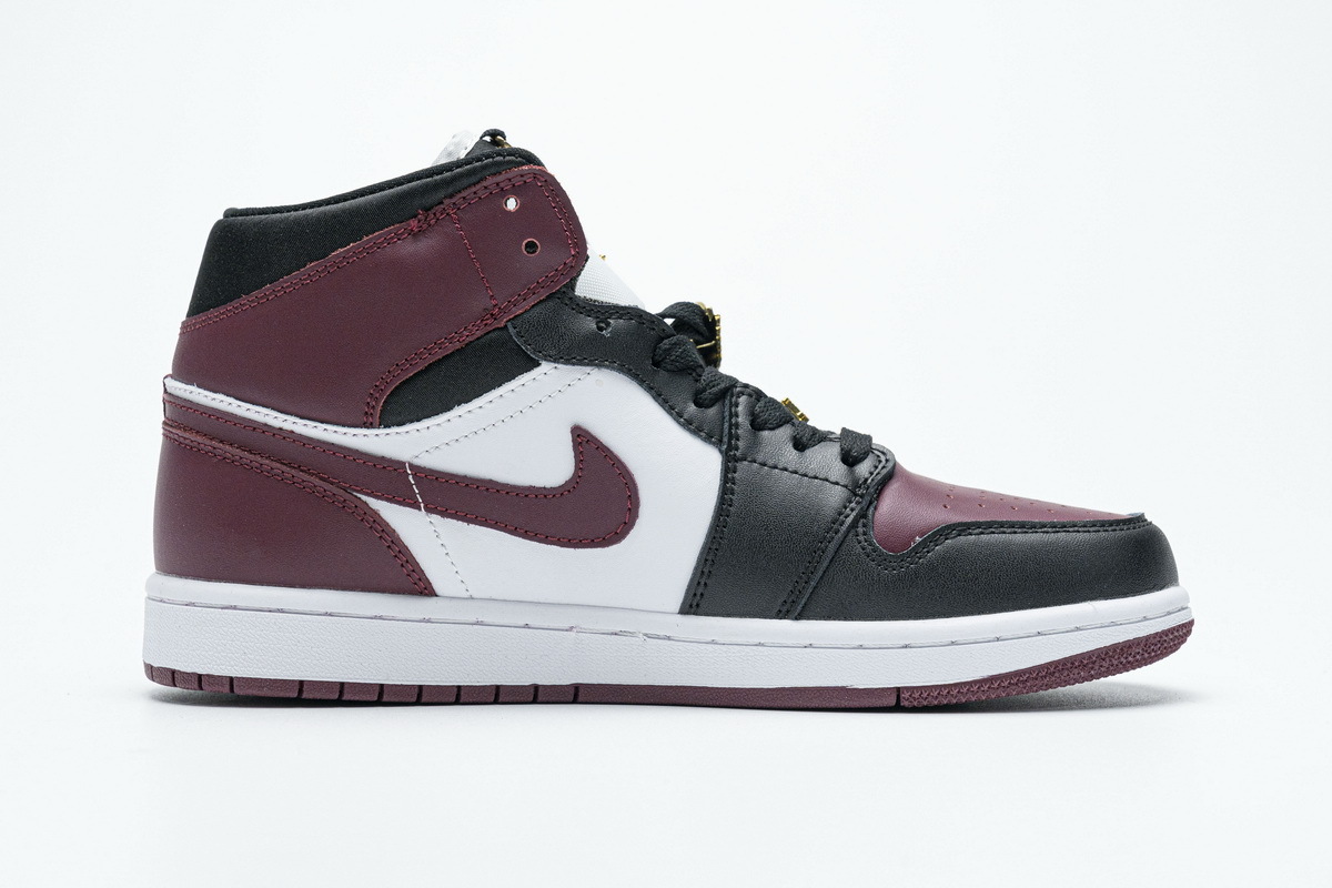 LJR Air Jordan 1 Mid SE Black Dark Beetroot (W) CZ4385-016 