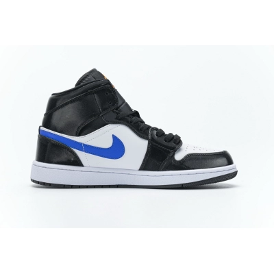 LJR Air Air Jordan 1 Mid Astronomy Blue 554724-084 02
