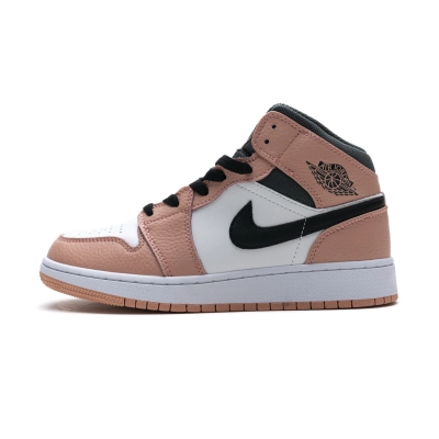LJR Air Jordan 1 Mid Pink Quartz (GS) 555112-603 01