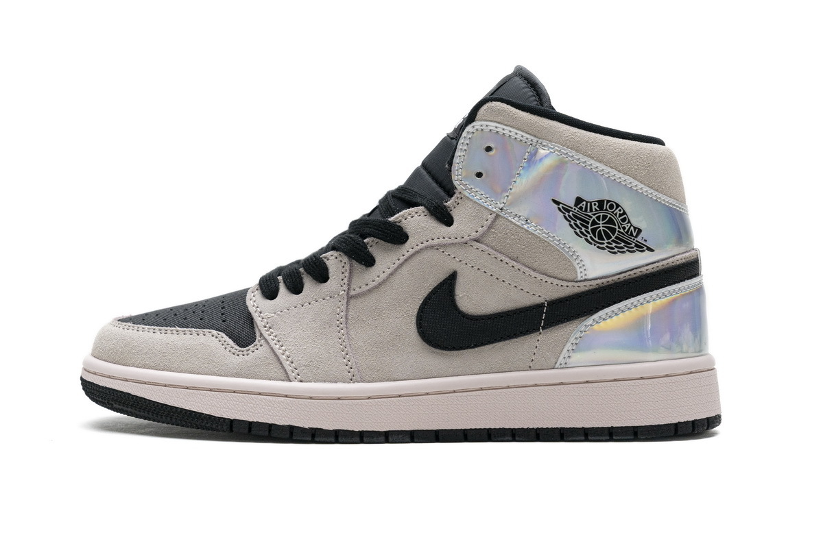 LJR Air Jordan 1 Mid Dirty Powder Iridescent (W) BQ6472-602