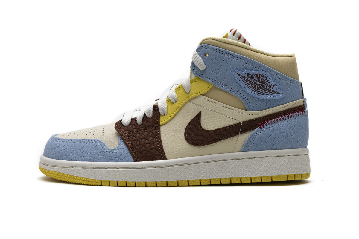 LJR Air Jordan 1 Mid SE Fearless Maison Chateau Rouge CU2803-200