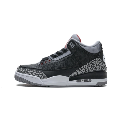 PK God Jordan 3 Retro Black Cement (2018) 854262-001 01