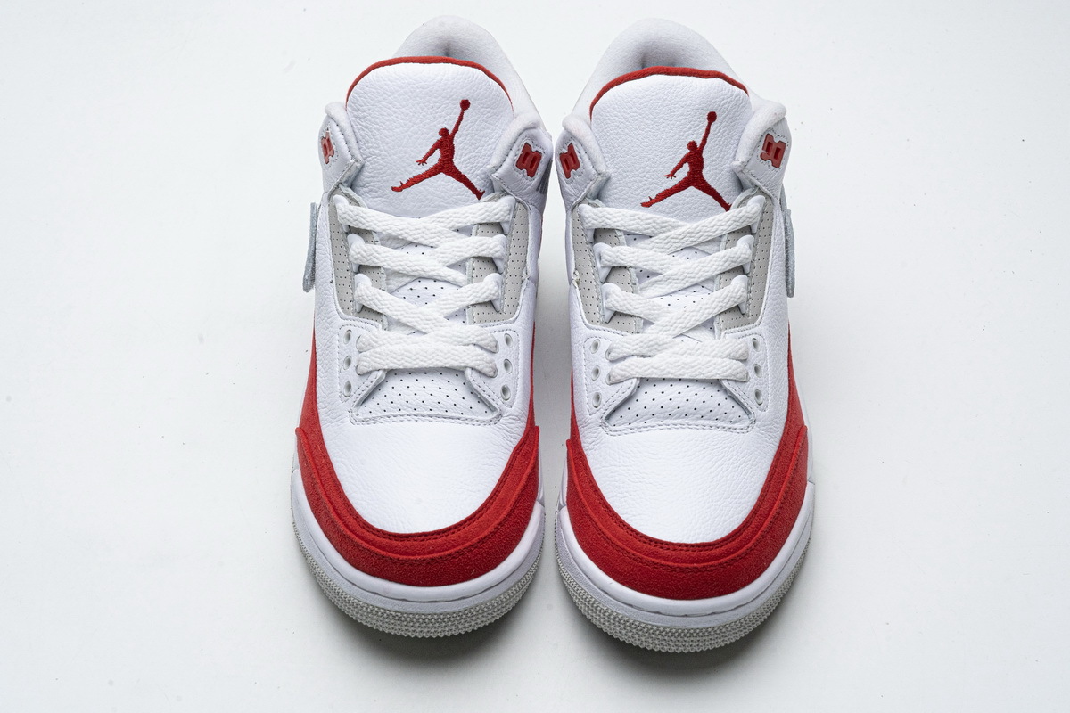 PK God Jordan 3 Retro Tinker White University Red CJ0939-100