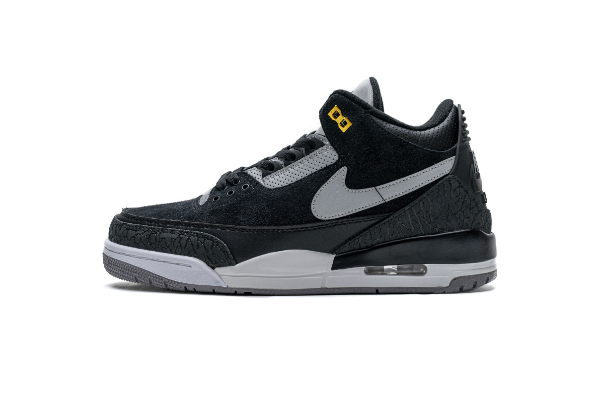 PK God Jordan 3 Retro Tinker Black Cement Gold CK4348-007