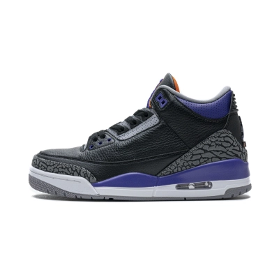 PK God Jordan 3 Retro Black Court Purple CT8532-050 01