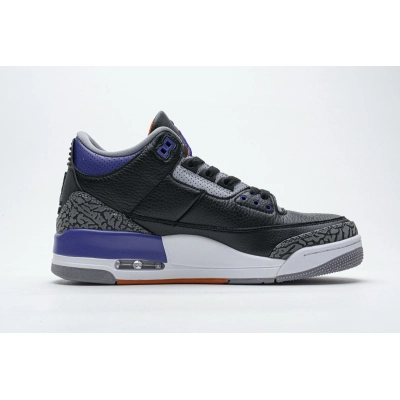 PK God Jordan 3 Retro Black Court Purple CT8532-050 02