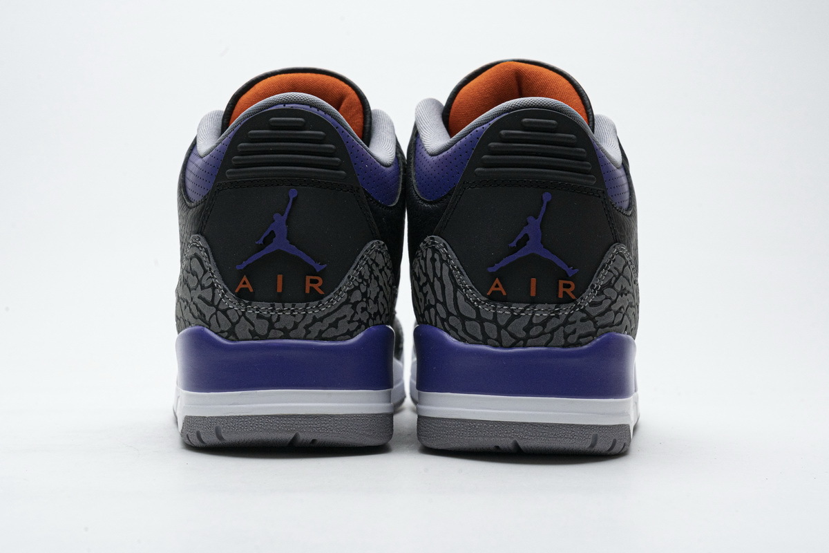 PK God Jordan 3 Retro Black Court Purple CT8532-050