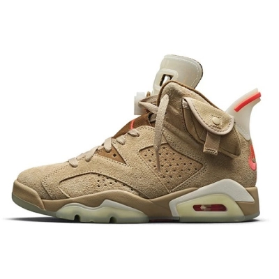PK God Air Jordan 6 Retro Travis Scott British Khaki DH0690-200 01