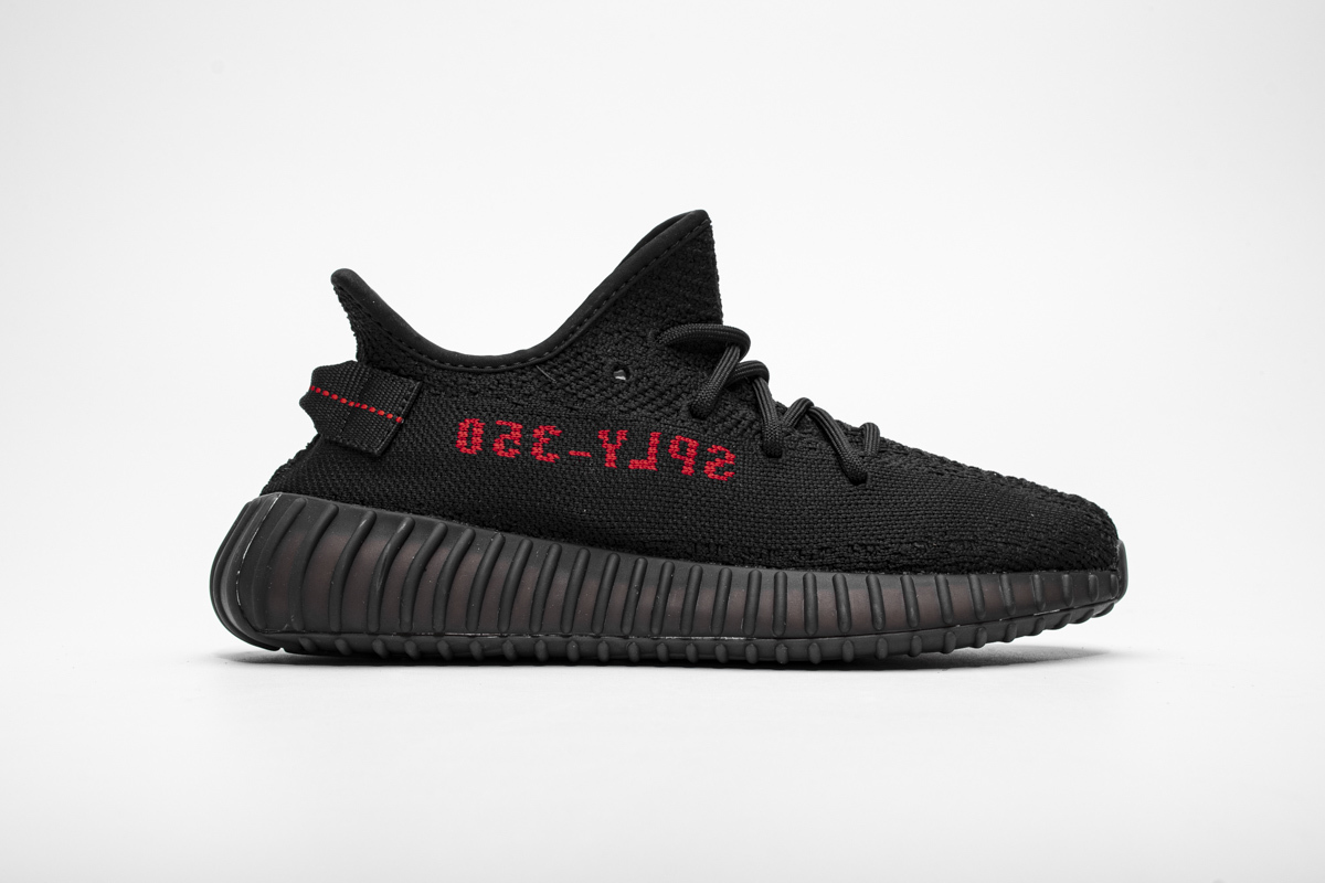 PK God adidas Yeezy Boost 350 V2 Black Red CP9652