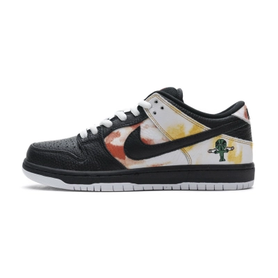 PK God Nike SB Dunk Low Raygun Tie-Dye Black BQ6832-001 01