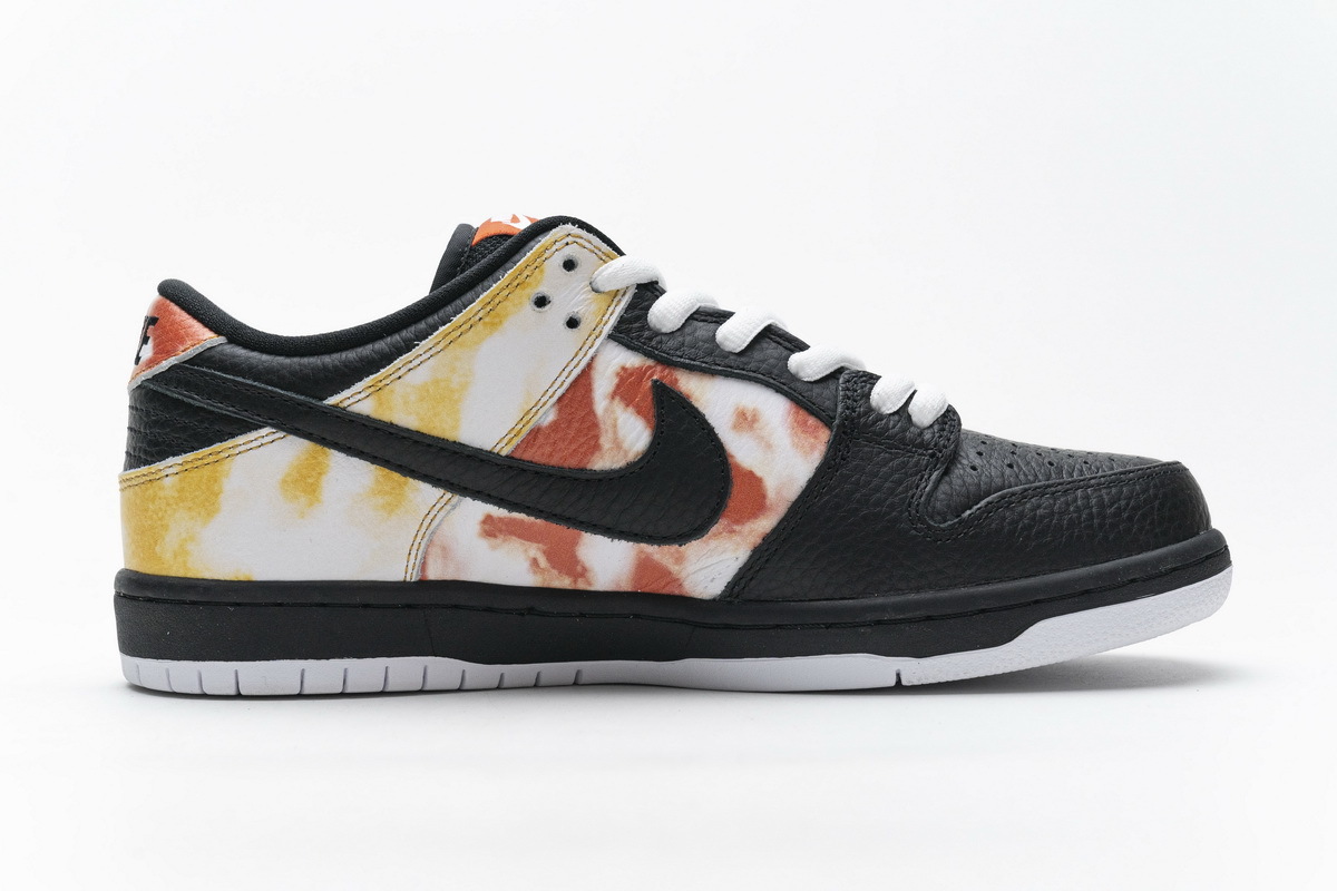PK God Nike SB Dunk Low Raygun Tie-Dye Black BQ6832-001
