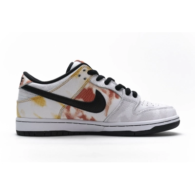 PK God Nike SB Dunk Low Raygun Tie-Dye White BQ6832-101 02